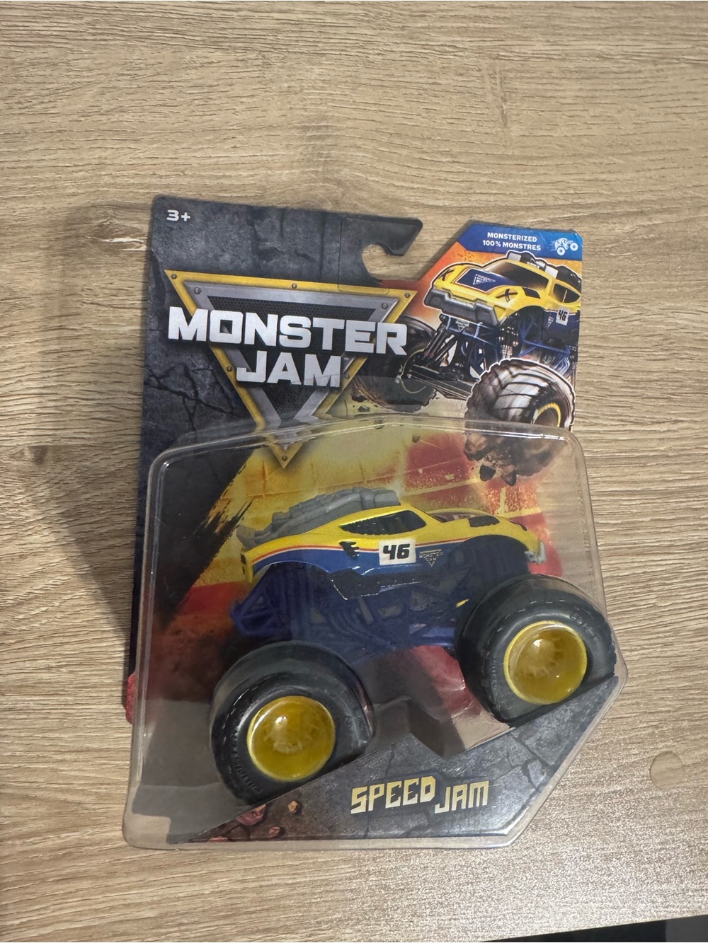 Speed Jam Yellow Monster Truck